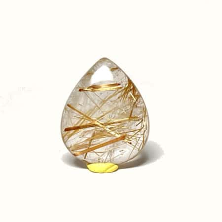 quartz avec inclusions de rutile doré