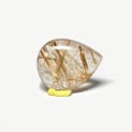 quartz à rutile doré