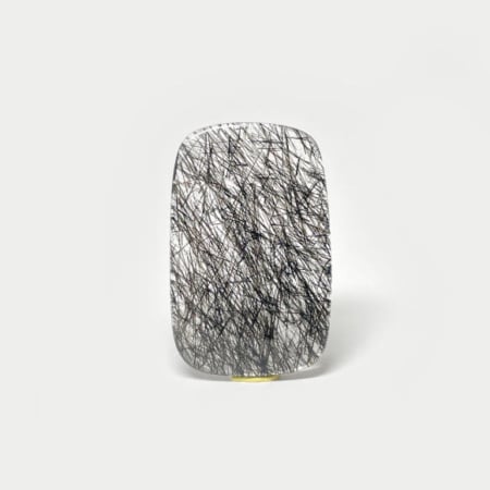 quartz avec inclusions de tourmaline